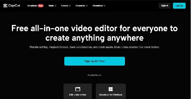CapCut all-in-one video editor for short-form content