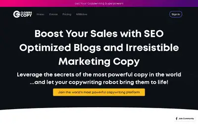 ClosersCopy Affiliate Program affiliate program