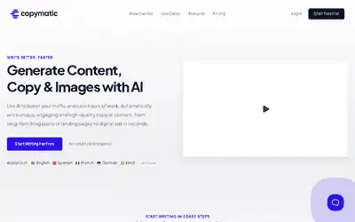 Copymatic Affiliate Program affiliate program