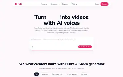 Fliki Affiliate Program affiliate program