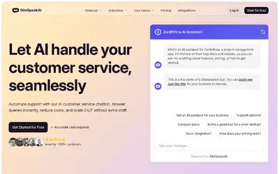 SiteSpeakAI Affiliate Program affiliate program