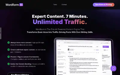 Wordform AI Affiliate Program affiliate program