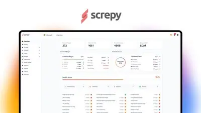 Screpy is an AI-assisted SEO and website monitoring platform that combines technical audits, keyword rank tracking, page speed checks, and uptime aler