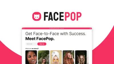 FacePop is an interactive 4K video widget that embeds face-to-face popups on websites to capture leads, book calls, and collect video testimonials.