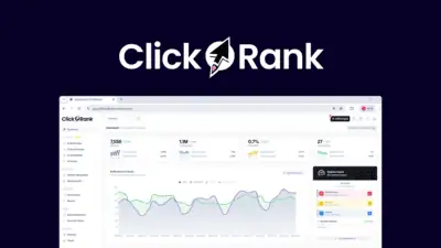 ClickRank is an AI SEO automation platform that reads Google Search Console data and auto-applies on-page fixes for titles, meta descriptions, alt tex