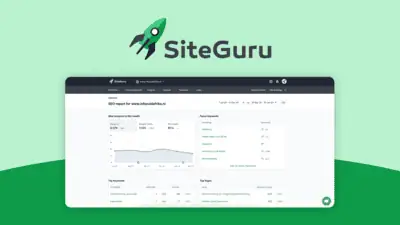 SiteGuru is a simplified SEO audit tool that turns Google Search Console data and an on-site crawl into a prioritized SEO to-do list with AI-written m