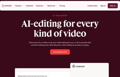 Descript affiliate program