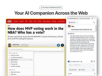 BrowserCopilot AI is a Chrome extension that reads webpage context to summarize, transform highlighted text, and automate replies without switching ta