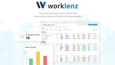 Worklenz is a web-based project management tool for task tracking, Kanban boards, Gantt charts, and time tracking aimed at startups and small agencies
