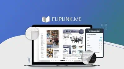 FlipLink.me is a PDF-to-flipbook converter that adds custom branding, reader analytics, and email lead capture for marketers, photographers, and real