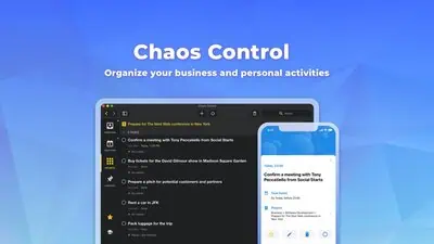Chaos Control is a GTD-based goal and task manager with AI prioritization and calendar integration, built for solopreneurs and creative professionals.