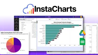 Instacharts is a no-code chart maker that turns spreadsheets, Google Sheets, and JSON files into interactive, shareable visualizations with AI-suggest