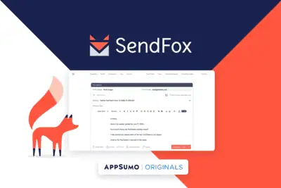 SendFox is a low-cost email marketing platform for creators and solopreneurs, sold as an AppSumo lifetime deal.