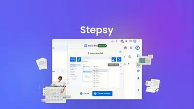 Stepsy is a browser extension that records your clicks and turns them into step-by-step guides with auto-redacted screenshots exported to Google Docs.