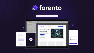 Forento is a cloud-based platform for building and selling online courses, memberships, coaching programs, and digital products.