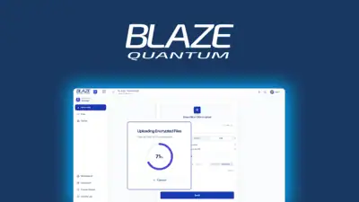 BLAZE Quantum is a secure workspace for file transfer, encrypted storage, zero-knowledge notes and team messaging protected by quantum-resistant encry