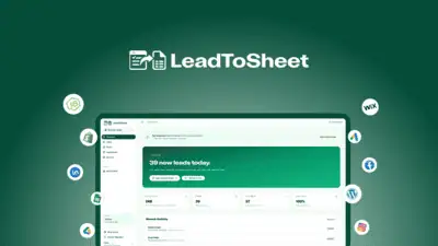 LeadToSheet sends website, Meta, and LinkedIn form submissions to Google Sheets in real time with AI lead scoring and enrichment.