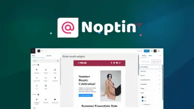 Noptin is a WordPress plugin that builds, sends, and automates email newsletters and drip courses with AI directly inside your WordPress dashboard.