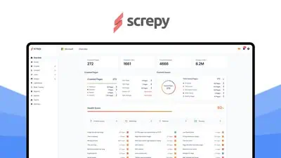 Screpy is a unified AI-driven dashboard for tracking website SEO health, performance, uptime, and keyword rankings in one place.