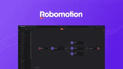 RoboMotion RPA is a low-code, cloud-native robotic process automation platform that builds bots to automate web and desktop tasks.
