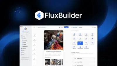 FluxBuilder is a no-code, Flutter-based app builder that converts websites and stores into native iOS and Android apps.