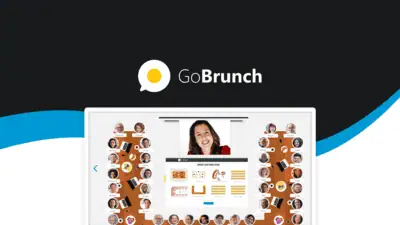 GoBrunch is a virtual meeting and webinar platform with themed, interactive breakout rooms that let attendees move between spaces to reduce Zoom fatig