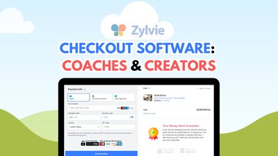 Zylvie is checkout and sales funnel software that lets creators and coaches sell digital products and subscriptions with a forever 0% commission inste