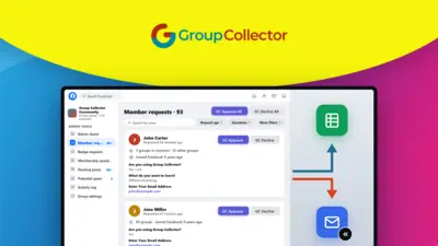 Group Collector is a Chrome extension that automates Facebook group member approvals, answer collection, and welcome messages.