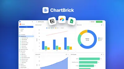 ChartBrick is a no-code SaaS tool for building, sharing, and embedding charts and dashboards from spreadsheets, databases, and cloud apps.