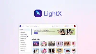 LightX is an AI-powered photo editor and design tool combining AI image generation, photo editing, and templates in one app.