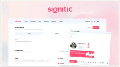 Signitic is a centralized email signature and banner ad campaign platform built for Microsoft 365 and Google Workspace teams.