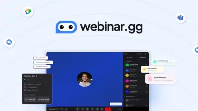 Webinar.gg is a browser-based webinar hosting platform built for large live audiences with flat, tiered pricing instead of per-seat subscription fees.