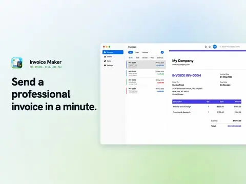 ai invoice maker lifetime subscription screenshot 1