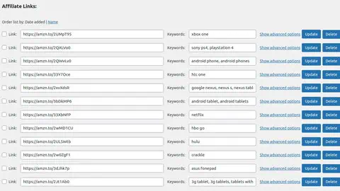 auto affiliate links screenshot 1