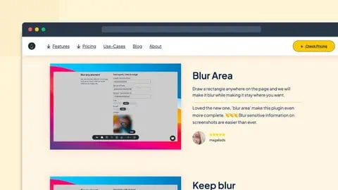 blurweb app screenshot 2