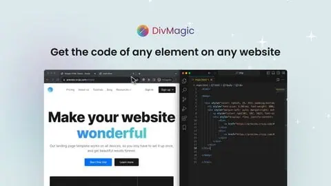 Effortlessly copy web element code with a single click.