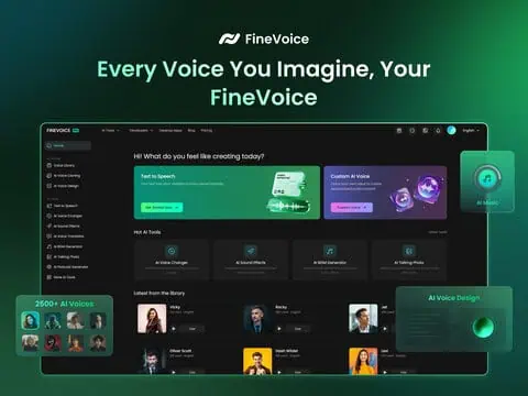 finevoice ai basic plan lifetime subscription screenshot 1