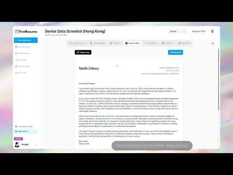 firstresume ai job hunting automator lifetime subscription screenshot 6