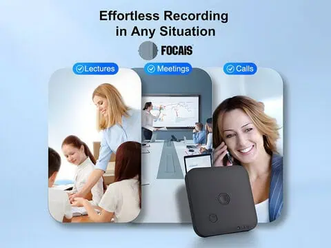 focais meet one voice activated ai powered recorder black screenshot 4