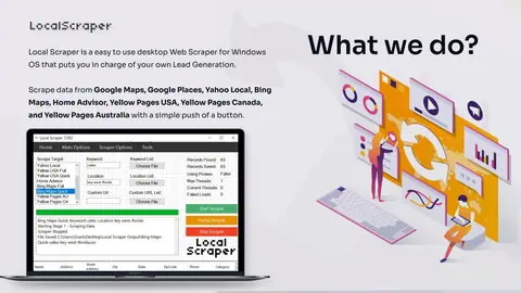 local scraper screenshot 3