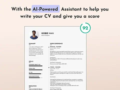 the complete resoume ai assistant resum writer lifetime subscription screenshot 3