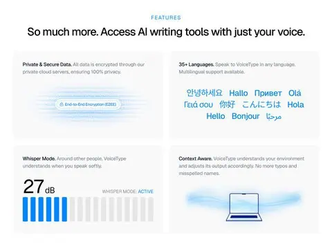 voicetype ai voice to text lifetime subscription 5k words month screenshot 5
