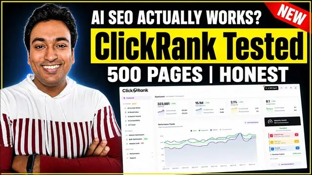 ClickRank AI SEO Review 2026: I Ran It on My Live Site (Here’s What Happened)