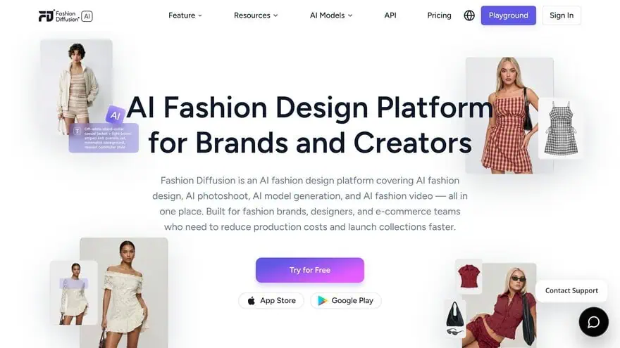 Fashion Diffusion AI Review 2026: AI Fashion Design, Virtual Try-On & More