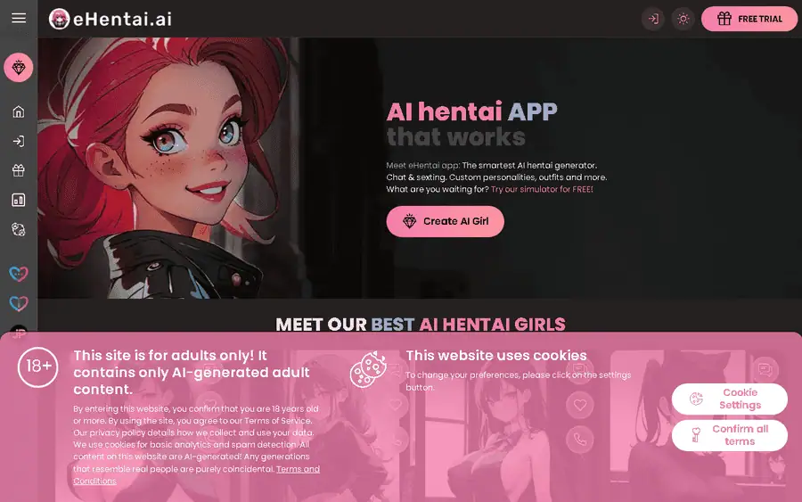 eHentai AI affiliate program - commission rates and program details