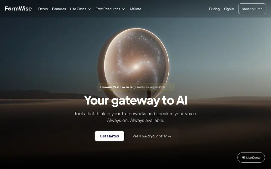 FormWise AI affiliate program - commission rates and program details