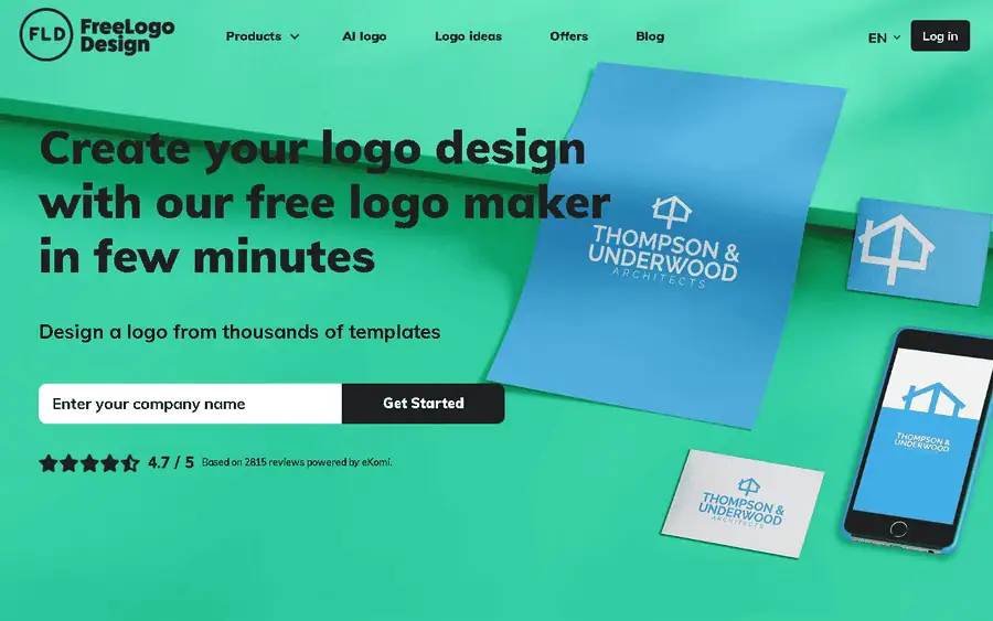 Free Logo Design affiliate program - commission rates and program details