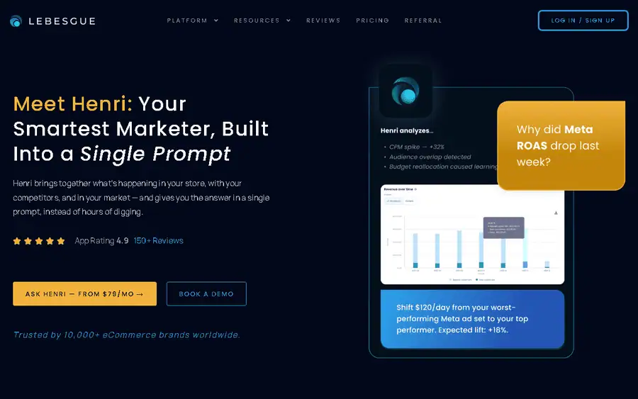 Lebesgue affiliate program - commission rates and program details