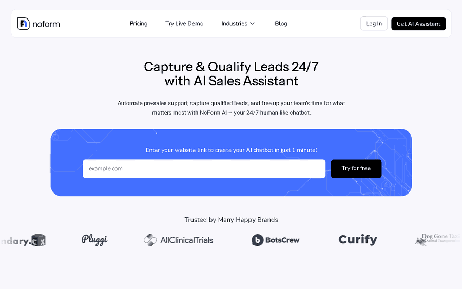 Noform AI affiliate program - commission rates and program details
