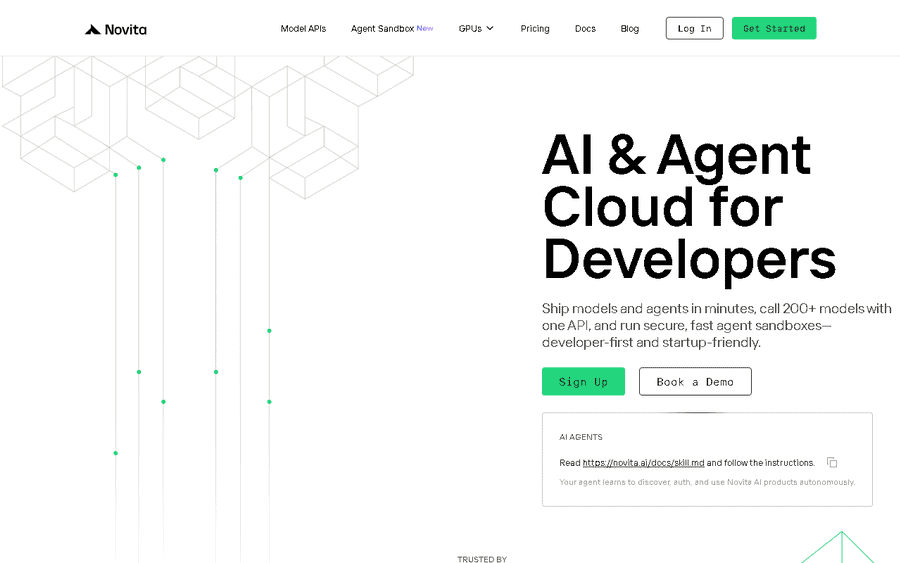 Novita AI affiliate program - commission rates and program details